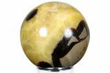 Polished Septarian Sphere - Madagascar #230387-1